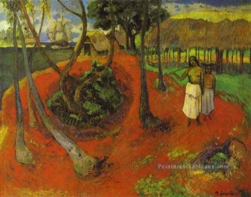Tahitian Idyll postimpressionnisme Primitivisme Paul Gauguin Peinture à l'huile